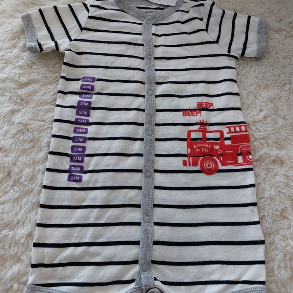 3/$25 -Carter Baby boy Romper - Picture 1 of 5